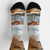 Peanutbutter and Jelly Sandwich Custom ソックス (上部)