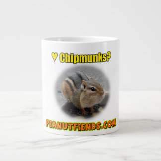 peanutfiends.com Chipmunk Mug ジャンボコーヒーマグカップ