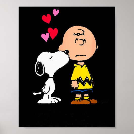 Peanuts - And Charlie Dog Kisses Valentine Wishes  ポスター (正面)