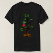 Peanuts Charlie Brown Holiday Tree  Tシャツ (デザイン正面)