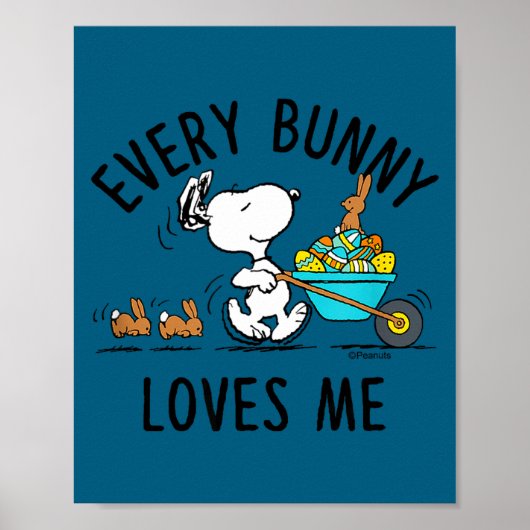 Peanuts - easter - every bunny loves me Peanuts -  ポスター (正面)