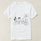 Peanuts Halloween Charlie Brown I got a Rock  Tシャツ (デザイン正面)
