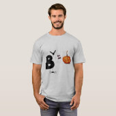 Peanuts Halloween Snoopy Woodstock BOO Tシャツ (正面フル)