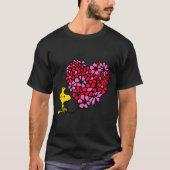 Peanuts - Valentines - Floral Heart  Tシャツ (正面)