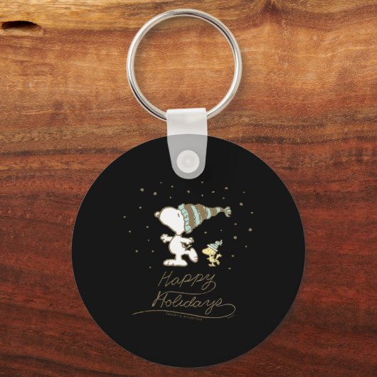 Peanuts Winter Skating  キーホルダー (正面)