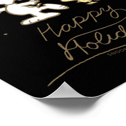 Peanuts Winter Skating  ポスター (角)