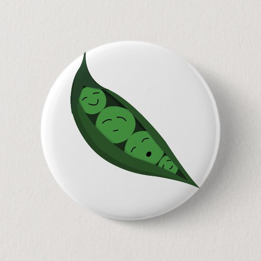 Peapod 缶バッジ (正面)
