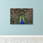 Peaqcock誇りを持ったキャンバス印刷 キャンバスプリント (インサイチュ (ウッドフロア))