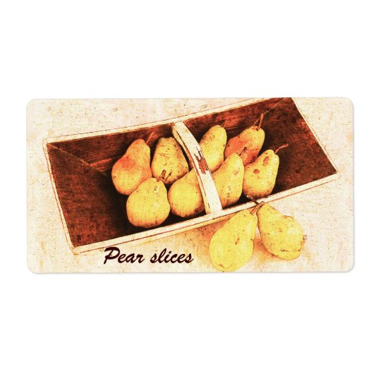 Pearはjarラベルを保持する ラベル (正面)