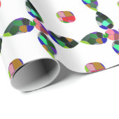 Pearシェイプカラーアート ラッピングペーパー (ロールコーナー)