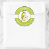 Pearジャムラベル ラウンドシール (バッグ)