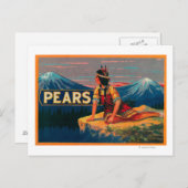 Pearストッククラートラベル ポストカード (正面/裏面)