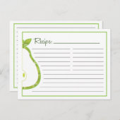 Pearレシピカード ポストカード (正面/裏面)