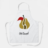 Pear分割アート エプロン (正面)