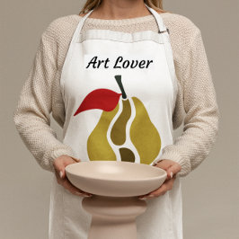 Pear分割アート エプロン
