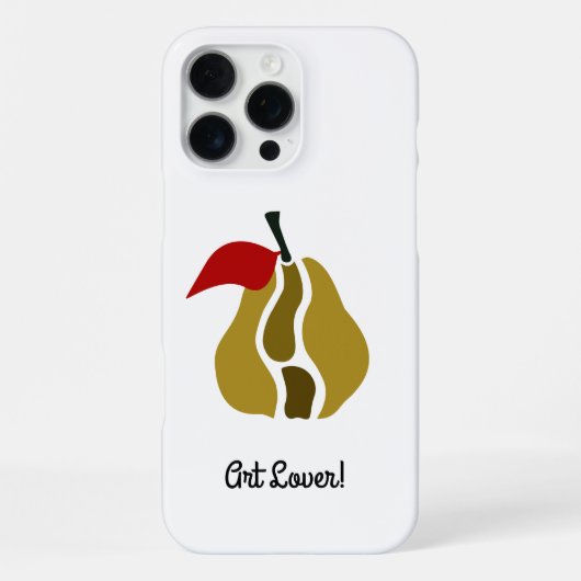 Pear分割アート iPhoneケース (裏面)