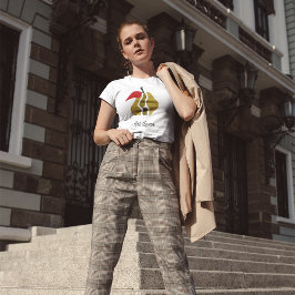 Pear分割アート Tシャツ