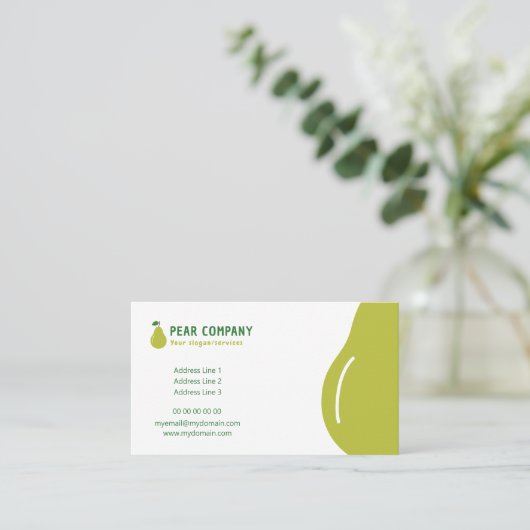 Pear名刺 名刺 (スタンド正面)