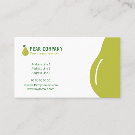 Pear名刺 名刺 (正面)