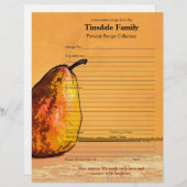 Pear版木、銅版、版画カスタムレシピページ (正面/裏面)