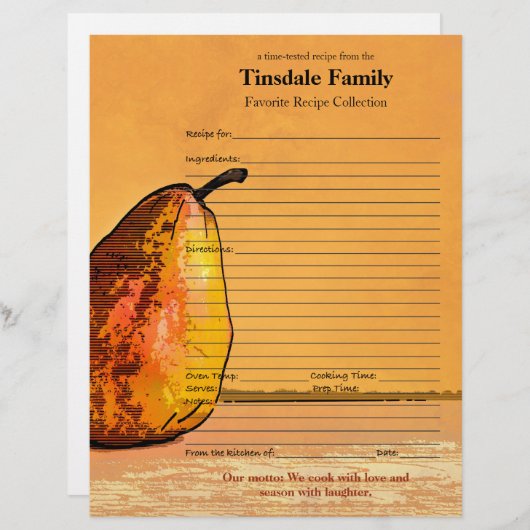 Pear版木、銅版、版画カスタムレシピページ (正面/裏面)