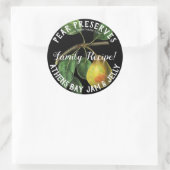 Pear製品のビジネスラベルを保持 ラウンドシール (バッグ)