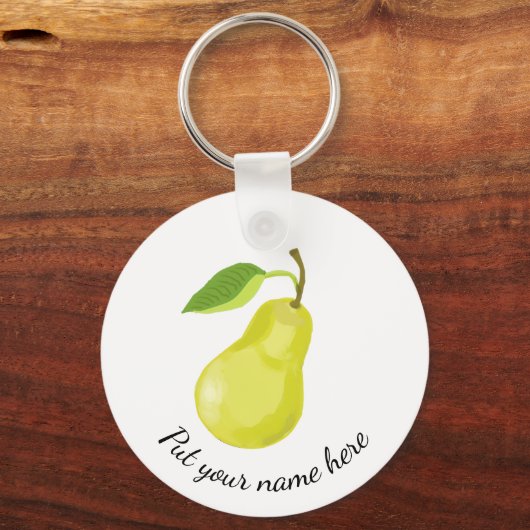 Pear キーホルダー (裏面)