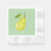 Pear 縁ありカクテルナプキン (正面)