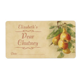 Pear Canningラベル ラベル