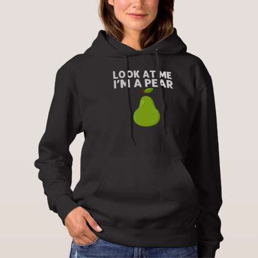 Pear Designs For Men Women Gardening Vegan Plant F パーカ (正面)