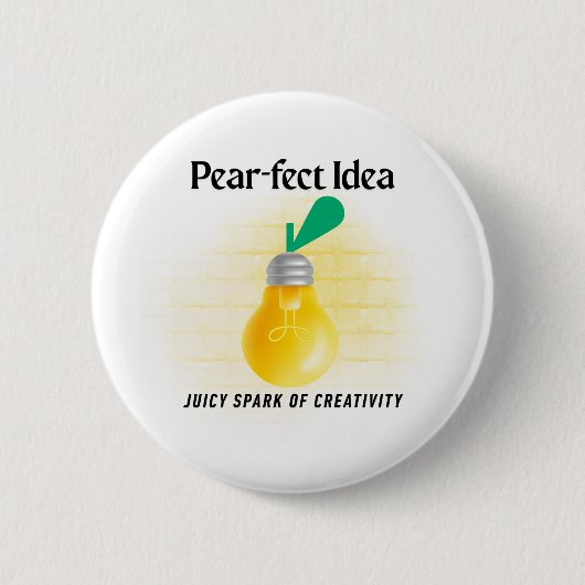 Pear-fectアイディア 缶バッジ (正面)
