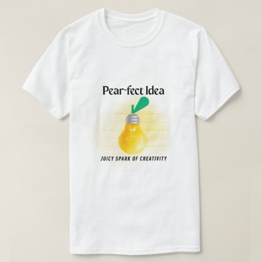 Pear-fectアイディア Tシャツ (デザイン正面)