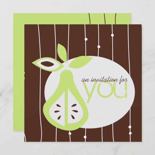 Pear For You招待状 招待状 (正面/裏面)