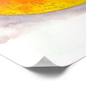 Pear Fresh Fruit Kitchen Scripture Give Thanks ポスター (角)