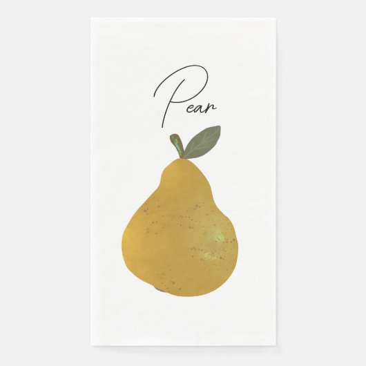 Pear Fruit Illustration  (正面)