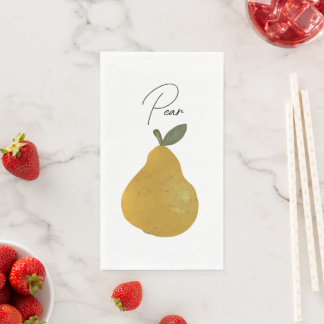 Pear Fruit Illustration 