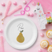 Pear Fruit Illustration  ペーパープレート (パーティー)