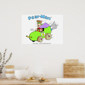 Pear-Man PearmanでPearMobileのポスターを運転 ポスター (キッチン)