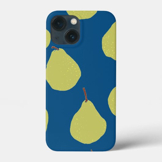 pear navyとgreen case-Mate iPhoneケース iPhone 13 Miniケース (裏面)
