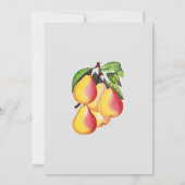 Pear Orchard - 結婚's 招待状 (裏面)