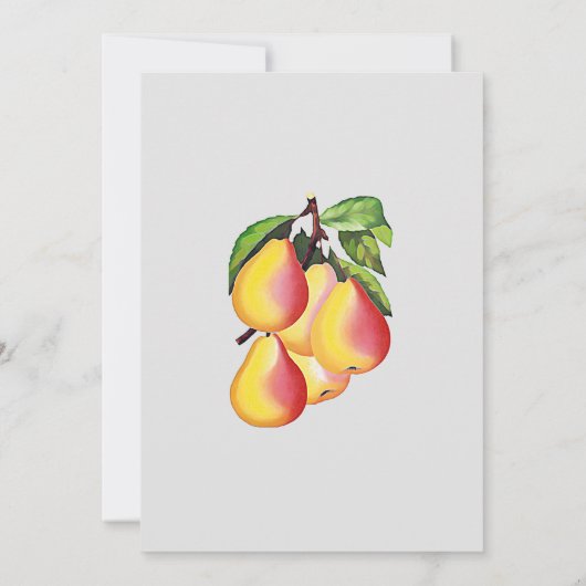 Pear Orchard - 結婚's 招待状 (裏面)