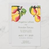 Pear Orchard - 結婚's 招待状 (正面/裏面)