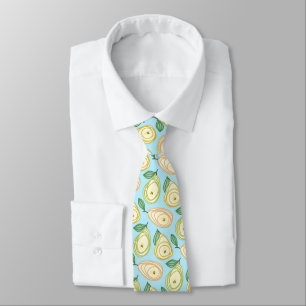 Pear pattern fun fruity chef ネクタイ