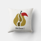 Pear Splitting Art クッション (裏面)