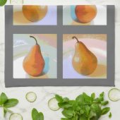 Pear Still Life Group キッチンタオル (折り畳み)