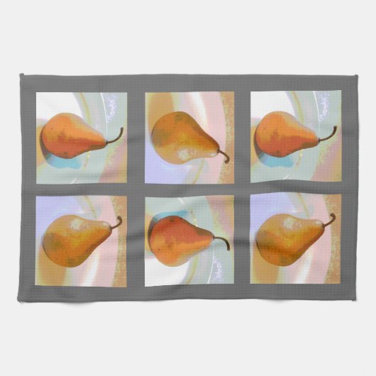 Pear Still Life Group キッチンタオル (横)