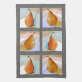 Pear Still Life Group キッチンタオル (縦)