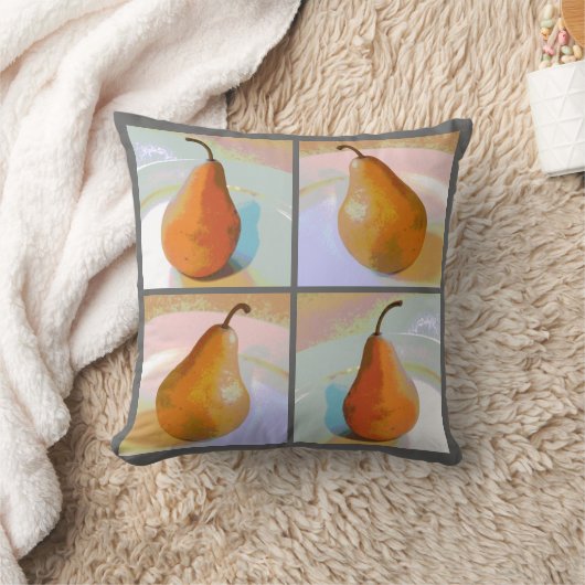 Pear Still Life Group クッション (ブランケット)