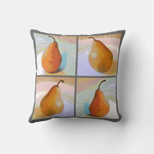 Pear Still Life Group クッション (裏面)