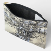 Pear Tree and Pickets / Artist Larry Lerew アクセサリーポーチ (見開き)